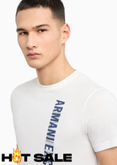 T-Shirt Men White Armani Exchange Camiseta
